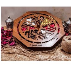 ШЕКЕРДЕК    Батталгази Сахарная Деревянная Подарочная Коробка 1550 Г