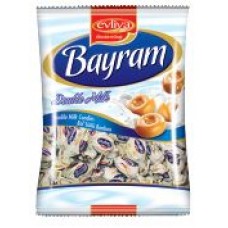 Конфеты BAYRAM DOUBLE MILK 350 GR POLY BAG 12шт 